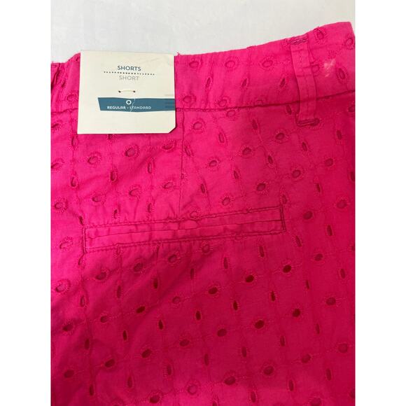 Old Navy Women's Shorts Pink Cotton Casual Summer Size 0 Regular - Picture 11 of 11